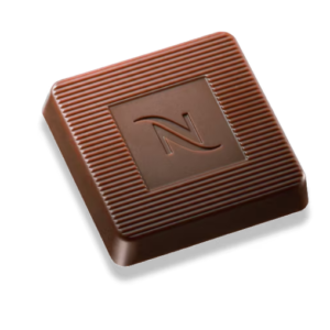 Salted Caramel Milk Chocolate Squares - 40 pieces in a 200g box, perfect with coffee.