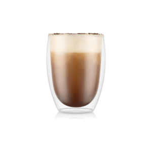 Bodum Pavina double wall thermo-glasses set of 6, 0.35L capacity, clear borosilicate glass with double wall insulation