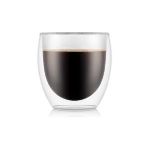 Bodum Pavina double wall thermo-glasses set of 2, 0.25L capacity, clear borosilicate glass with double wall insulation