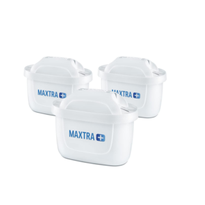 BRITA MAXTRA+ water filter 3 for De'Longhi improves water for better coffee taste, compatible with many machines.