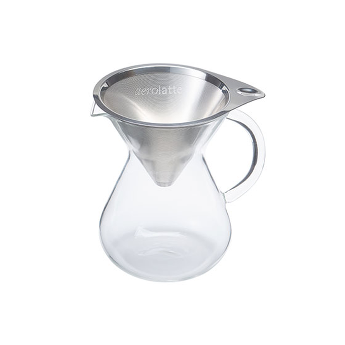 Aerolatte Drip Coffee Brewer with Microfilter by De'Longhi De'Longhi Aerolatte Drip Coffee Brewer with Microfilter brewing fresh drip coffee in a modern kitchen setting