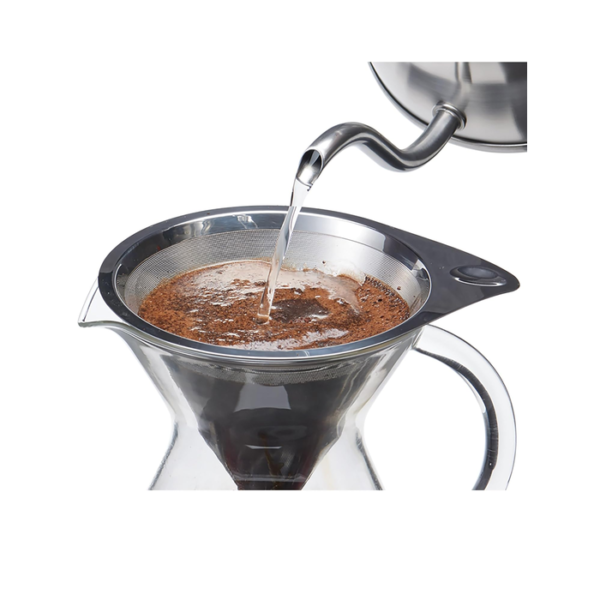 Aerolatte Drip Coffee Brewer with Microfilter by De'Longhi De'Longhi Aerolatte Drip Coffee Brewer with Microfilter brewing fresh drip coffee in a modern kitchen setting