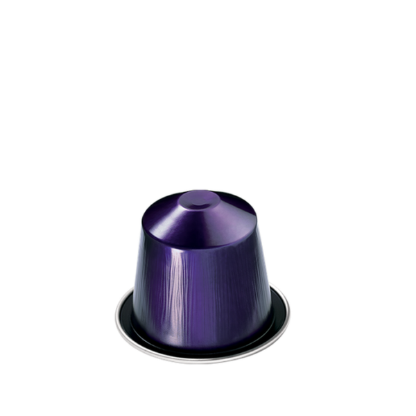 Rich espresso shot from Nespresso ISPIRAZIONE ITALIANA Arpeggio coffee capsule intensity 9 13 in white cup