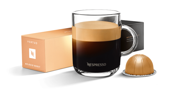 Nespresso Melozio Boost coffee capsules, intensity 6/13