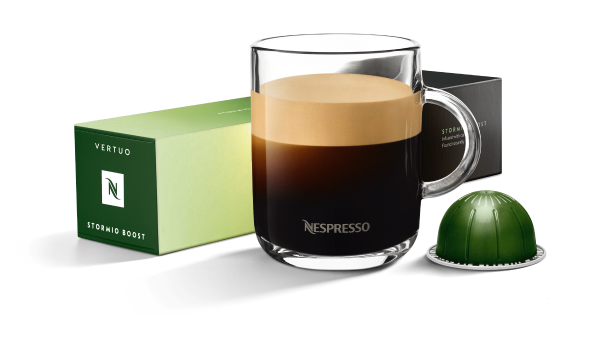 Nespresso Stormio Boost coffee capsules, intensity 8/13