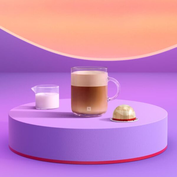 Nespresso Sweet Vanilla coffee capsules – close-up detail